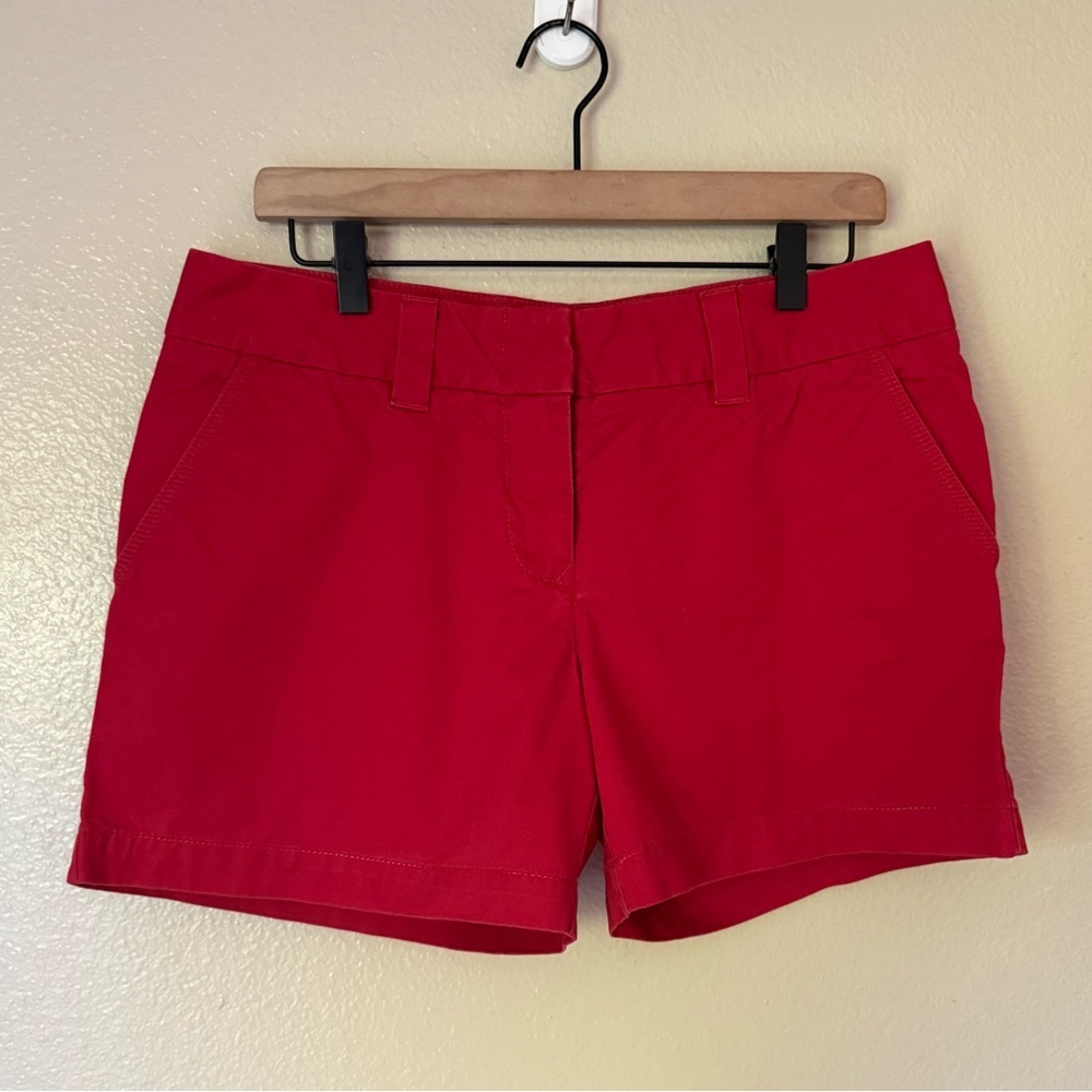 Tommy Hilfiger Red Women's Shorts Bermuda